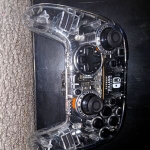 Nintendo Switch Pro Controller - Transparent Black
